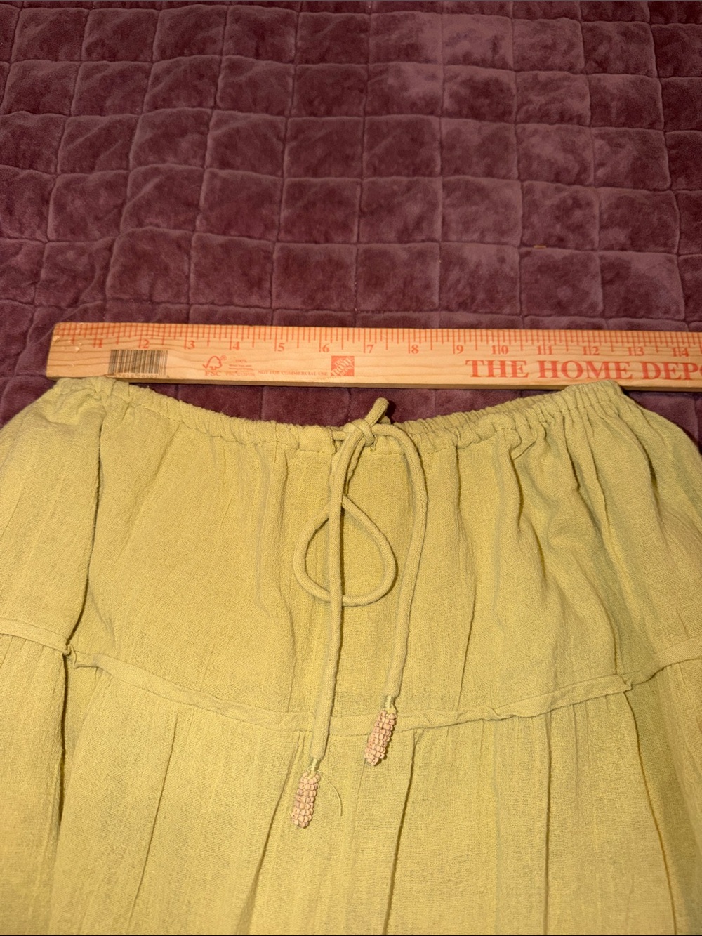 Free People Tiered Maxi Skirt with Pockets - Large - Picture 7 of 8